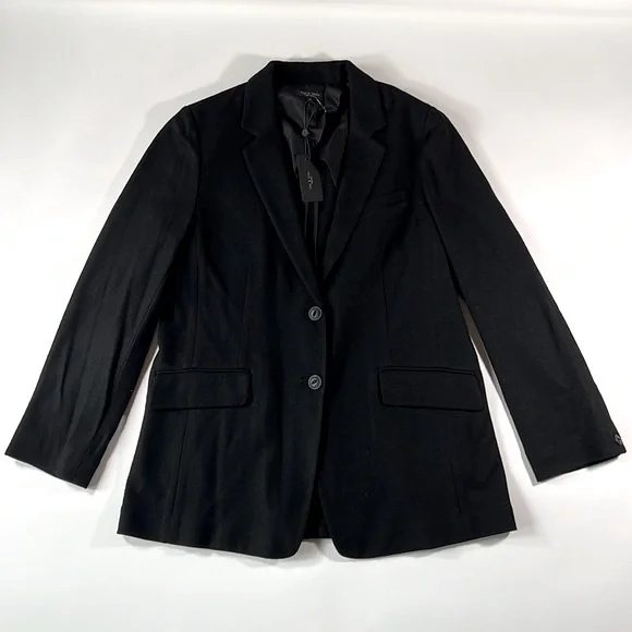 Rag & Bone Black Charles Wool Blazer Suit Jacket Womens 8 or 12 NEW - Picture 6 of 14